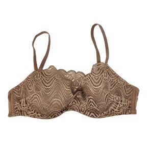 Natori Intimates Women's Tan Lace Underwire Cami Bra Size 34B